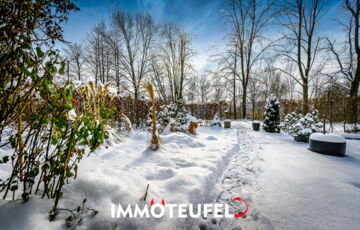 Blick in den privaten Garten